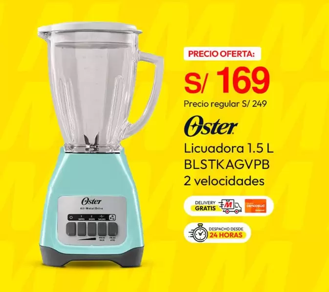 Oster - Licuadora 1.5 L BLSTKAGVPB