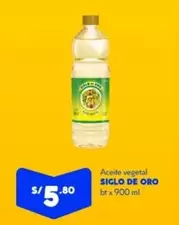 Oro - Aceite vegetal