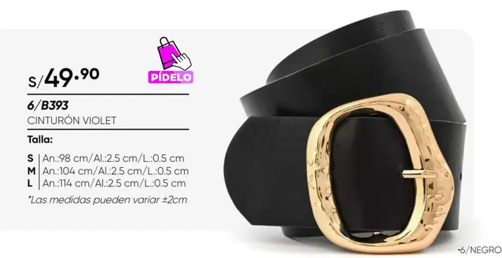 6/8393 CINTURON VIOLET