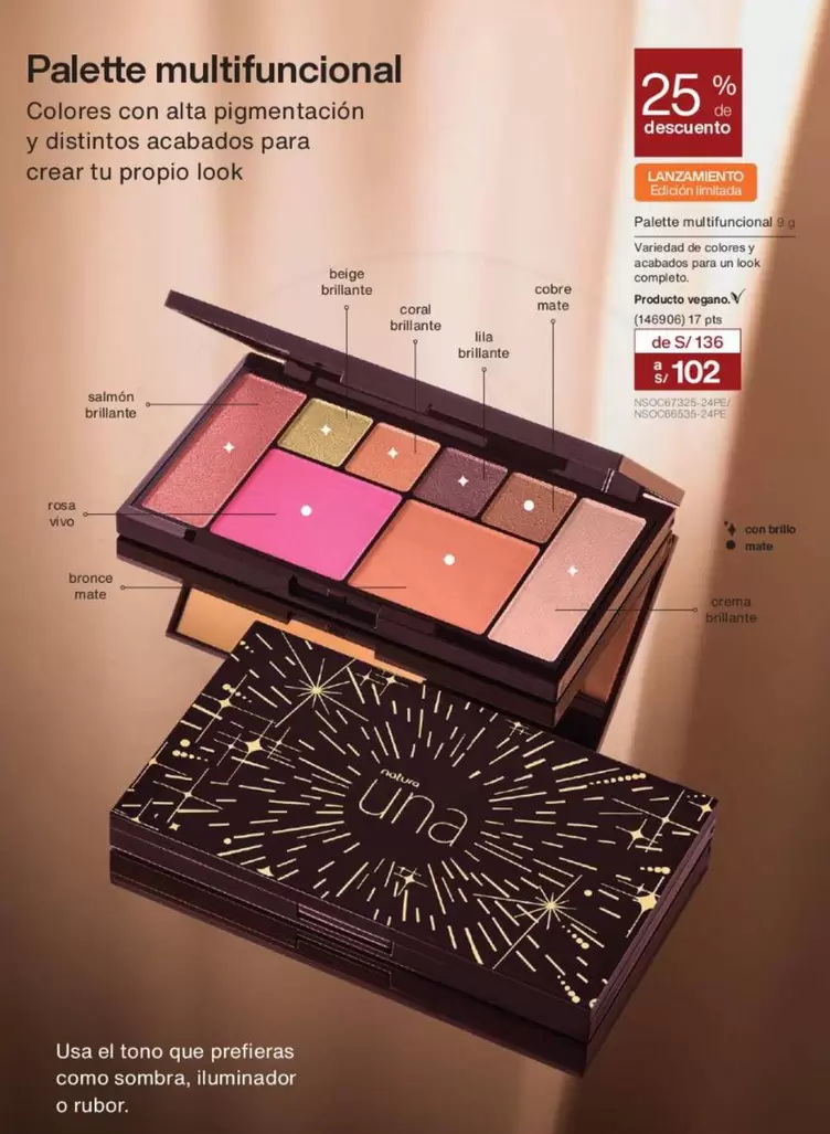 Una - Palette multifuncional