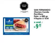 San Fernando - Chorizo Cocido Parrillero