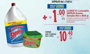 Sapolio - Lavavajilla Aromas