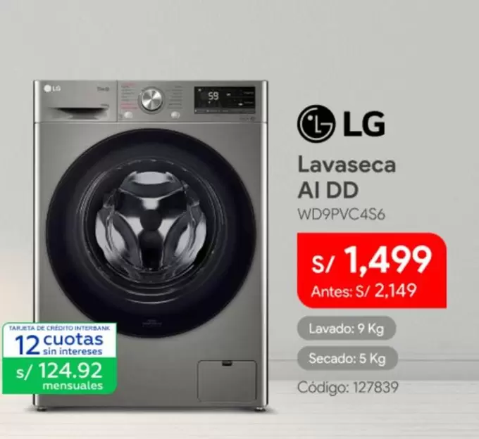 Lg - Lavaseca AI DD WD9PVC4S6