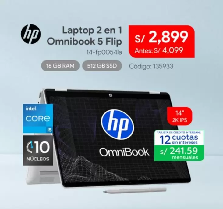 Hp - Omnibook 5 Flip 14-fp0054la