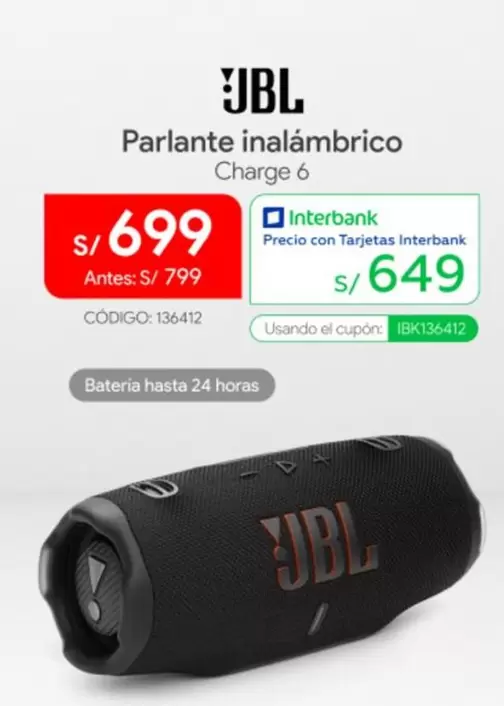 JBL - Charge 6