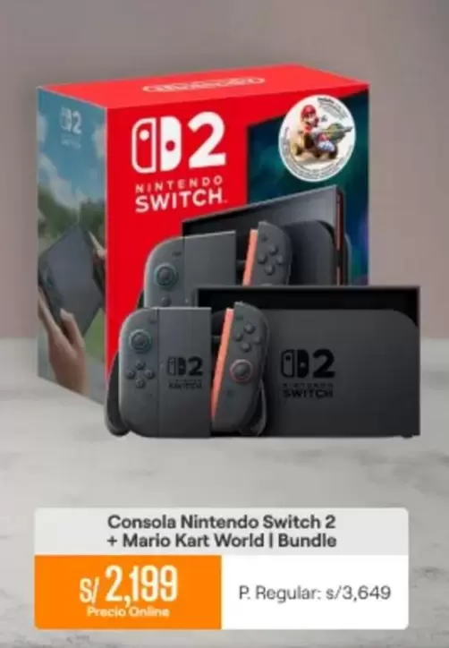 Nintendo Switch -  2 + Mario Kart World I Bundle