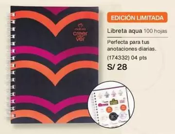 PTS - Libreta aqua 100 hojas