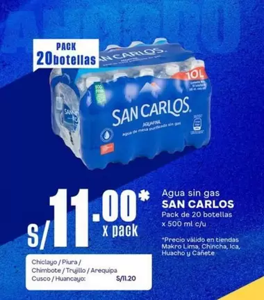San Carlos - Agua sin gas