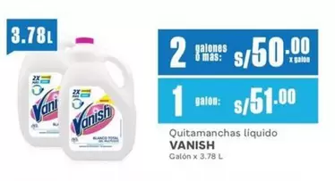 Vanish - Quitamanchas liquido