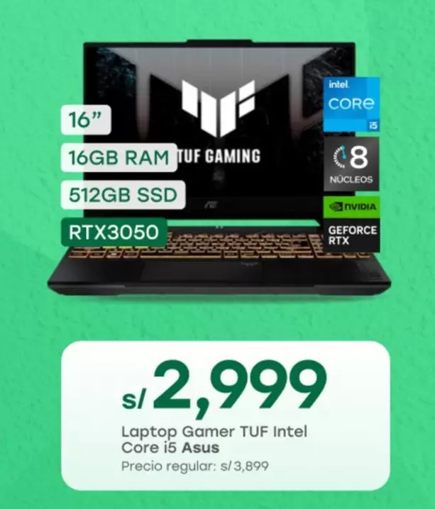 Asus - Laptop Gamer TUF Intel Core i5