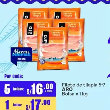 Aro - Filete de tilapia 5-7