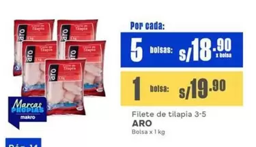 Aro - Filete de tilapia 3-5