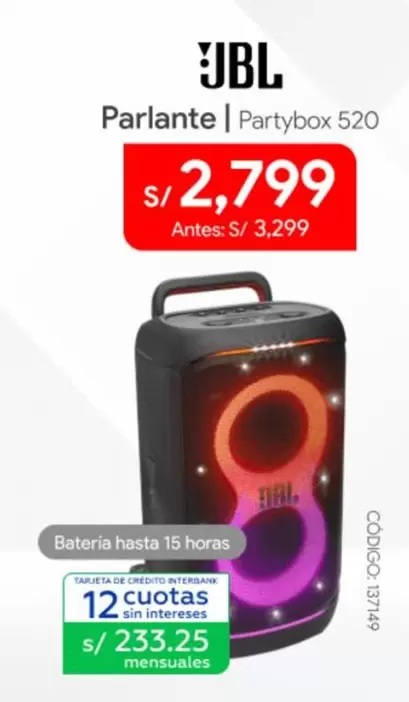 JBL - Partybox 520