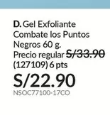 PTS - Gel Exfoliante Combate los Puntos Negros