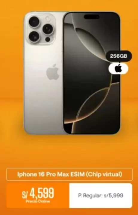 Apple - 16 Pro Max ESIM (Chip virtual)