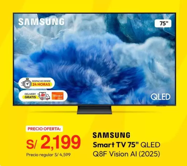 Samsung - Smart TV 75" QLED