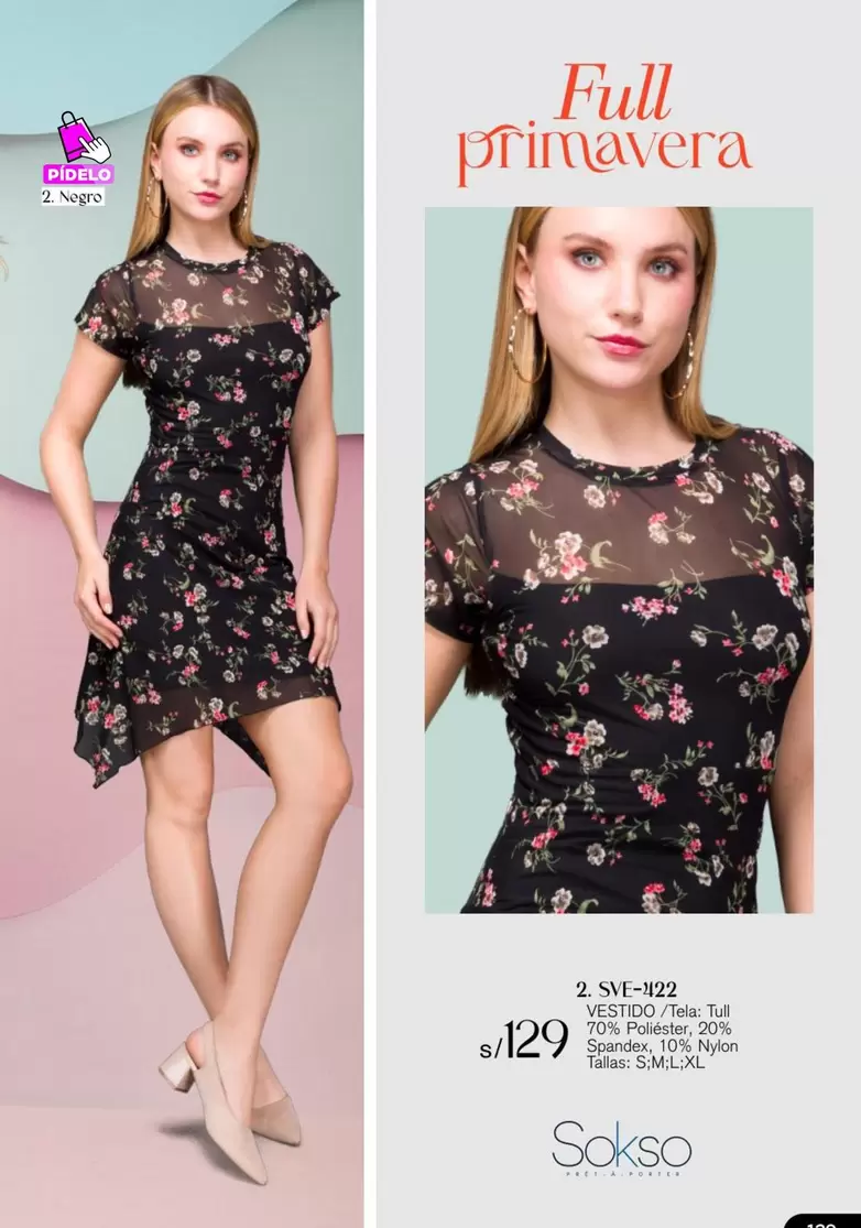 Primavera - VESTIDO SVE-1022