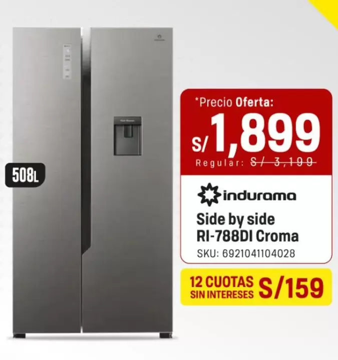 Indurama - Side by side RI-788DI Croma