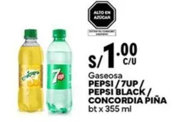 Pepsi - PEPSI / 7UP / PEPSI BLACK / CONCORDIA PIÑA