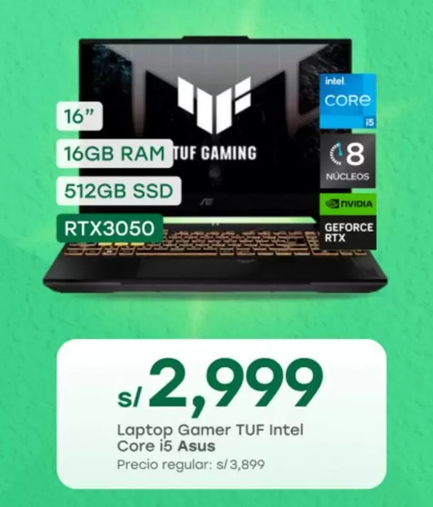 Asus - Laptop Gamer TUF Intel Core i5