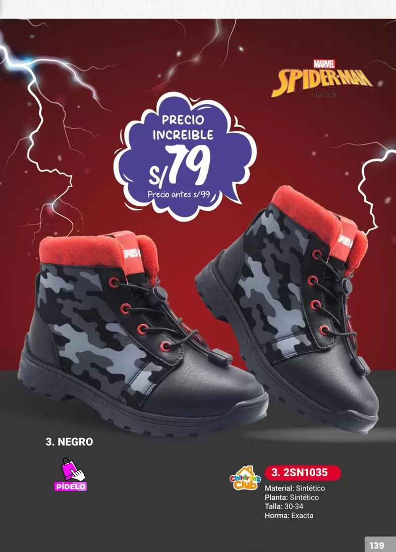 Spiderman - Botas