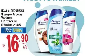 Head & Shoulders - Shampoo Aromas Variados