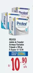 Protex - Jabón de Tocador Aromas Variados Tripack x 110 gr.