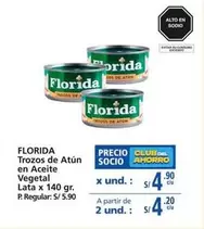 Florida - Trozos de Atún en Aceite Vegetal
