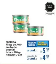 Florida - Filete de Atún en Aceite Vegetal