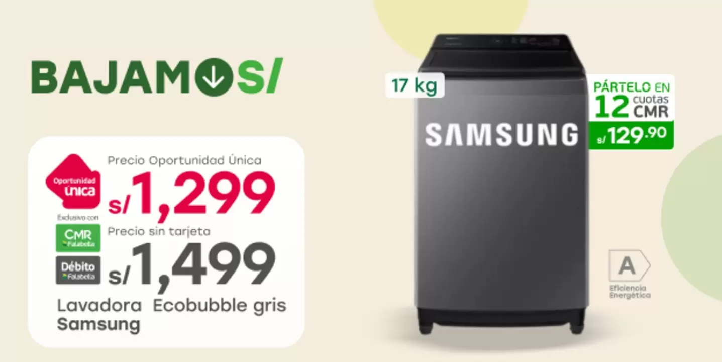 Samsung - Lavadora Ecobubble gris