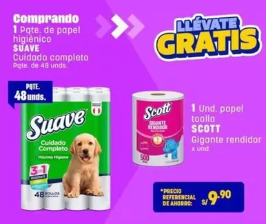 Suave - papel higiènico, popel toalla