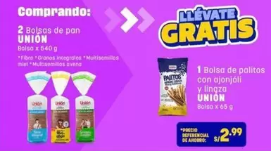 Unión - Bolsa de palitos
