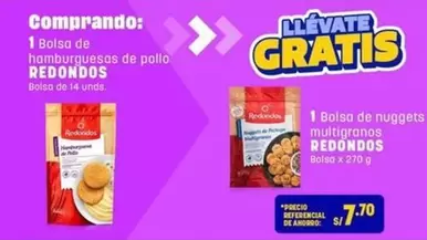Redondos - hamburguesas de pollo REDONDOS
