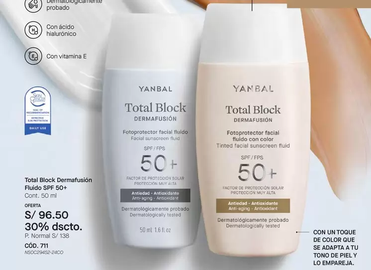 Yanbal - Total Block Dermafusión
