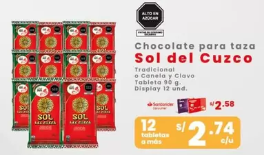 Sol   - Chocolate para taza