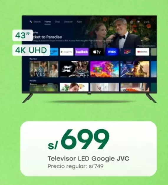JVC - Televisor LED Google
