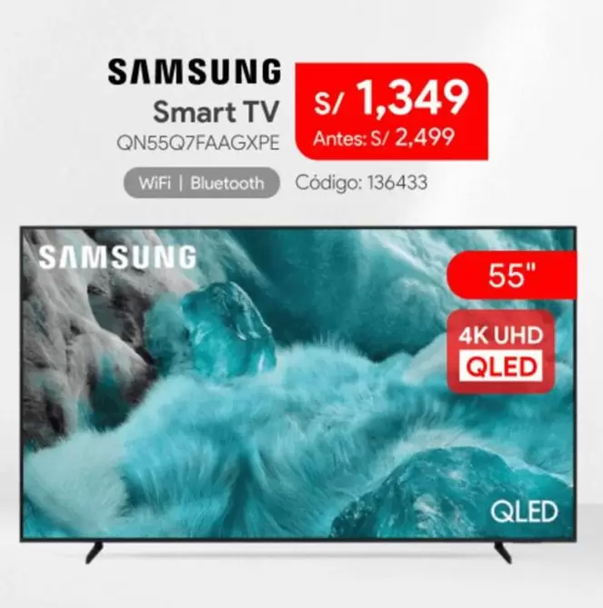 Samsung - Smart TV QN55Q7FAAGXPE