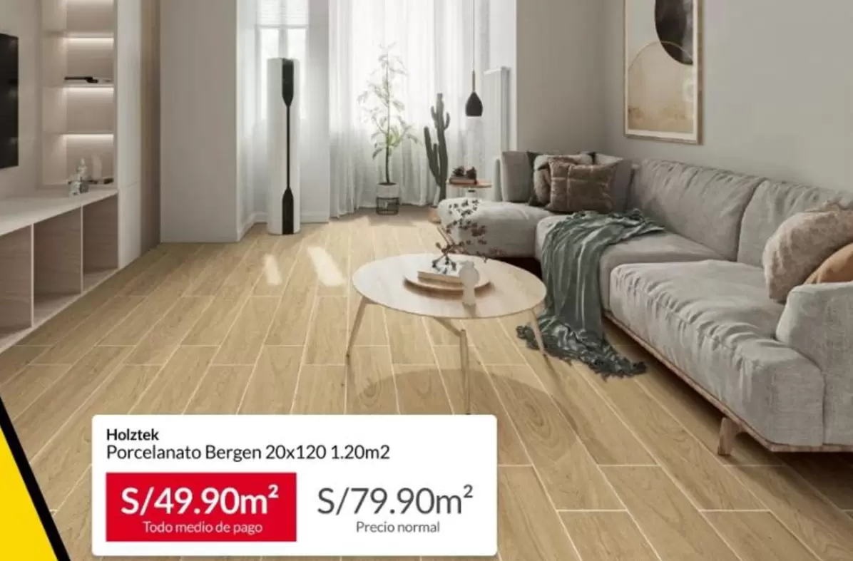 Porcelanato Bergen 20x120 1.20m2