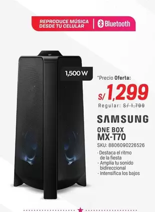 Samsung - ONE BOX MX-T70