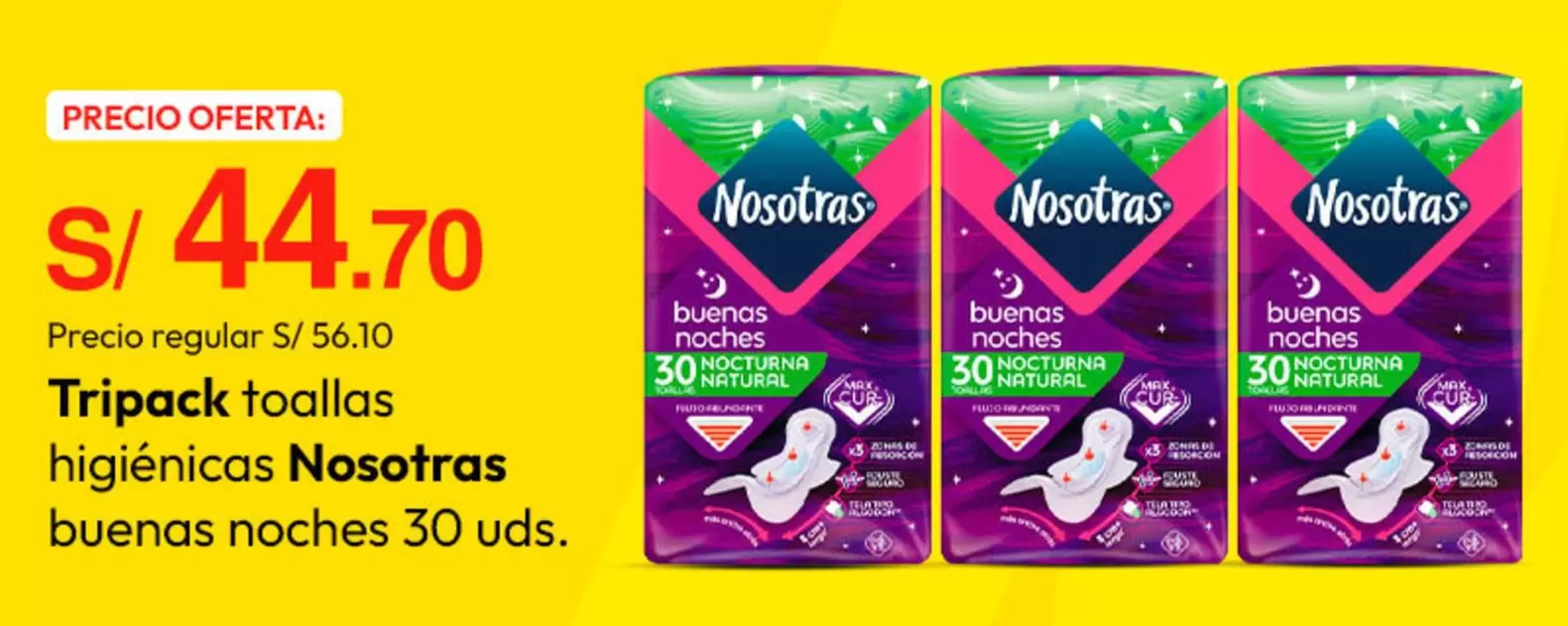 Nosotras - toallas higiénicas