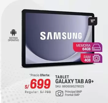 Samsung - GALAXY TAB A9+