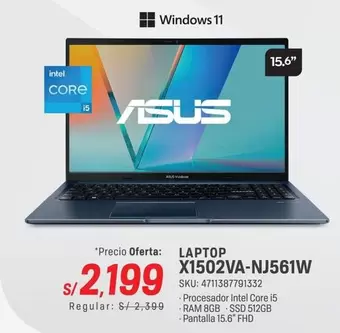 Asus - X1502VA-NJ561W