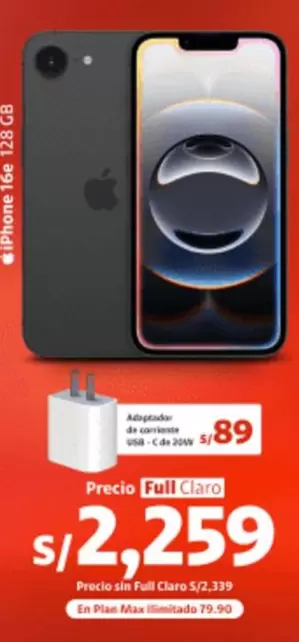 Apple - iPhone 16e 128 GB