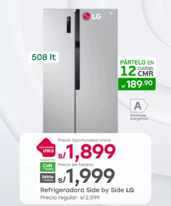 Lg - Refrigeradora Side by Side