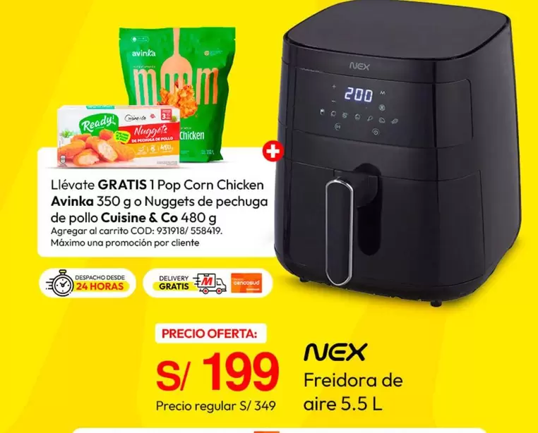 Nex - Freidora de aire