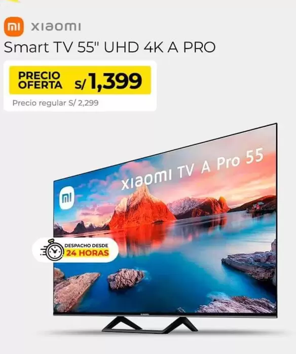 Xiaomi - Smart TV 55" UHD 4K A PRO