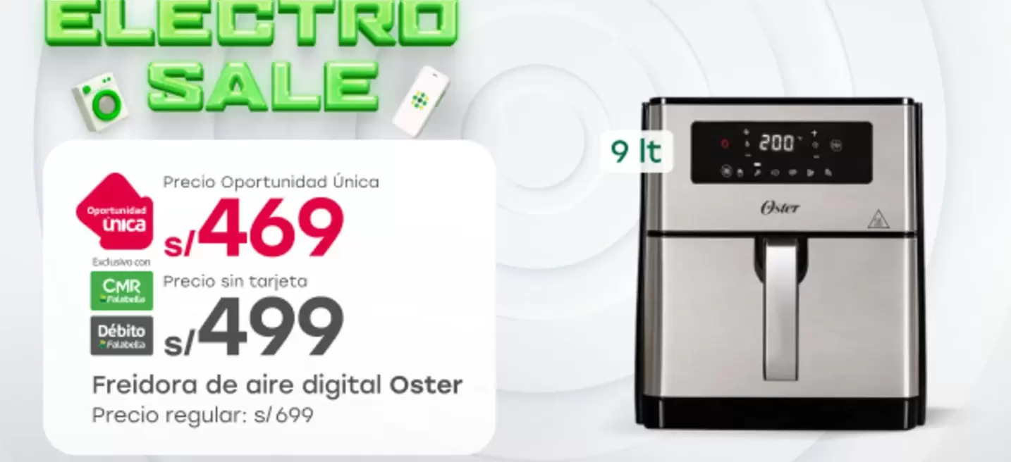 Oster - Freidora de aire digital
