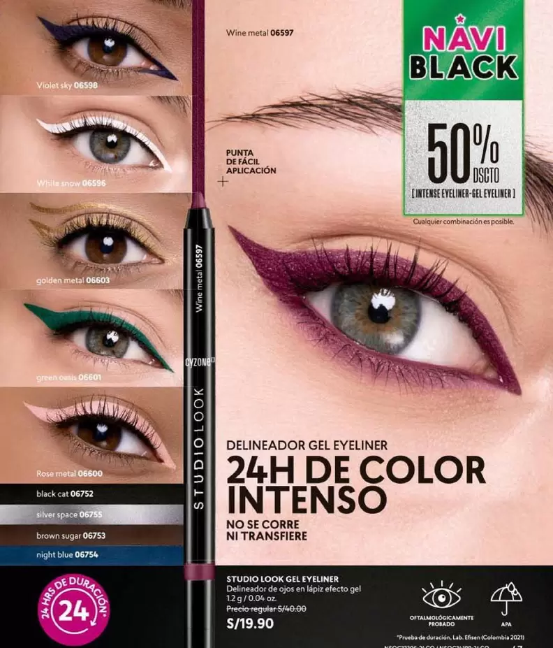 Cat - DELINEADOR GEL EYELINER