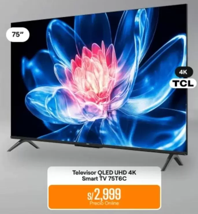 Smart - QLED UHD 4K  TV 75T6C