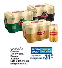 Cusqueña - Cerveza Trigo/Negra/Dorada